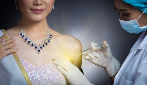 breast filler with cannula